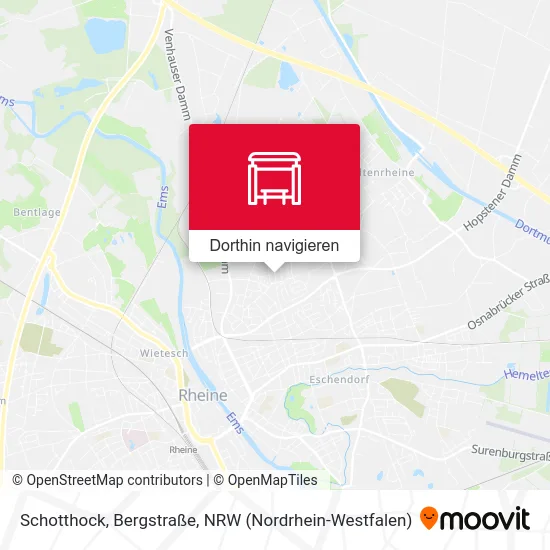 Schotthock, Bergstraße Karte