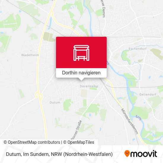 Dutum, Im Sundern Karte