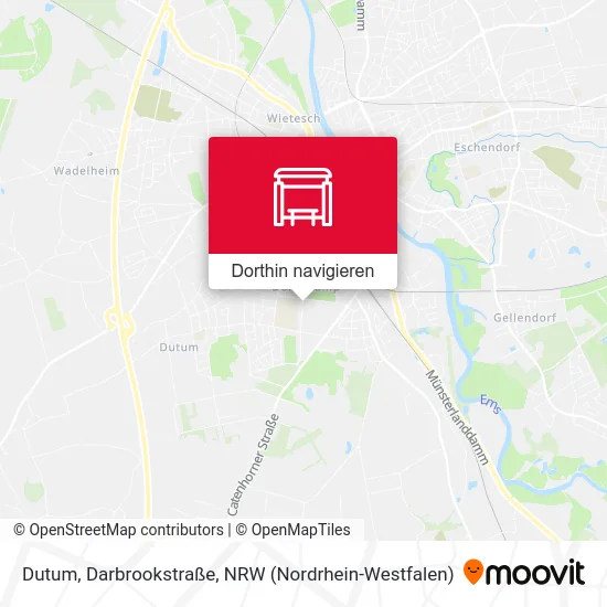 Dutum, Darbrookstraße Karte