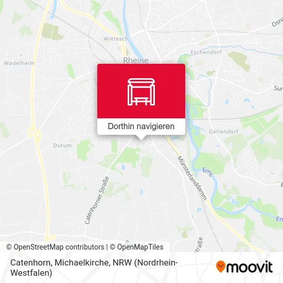 Catenhorn, Michaelkirche Karte