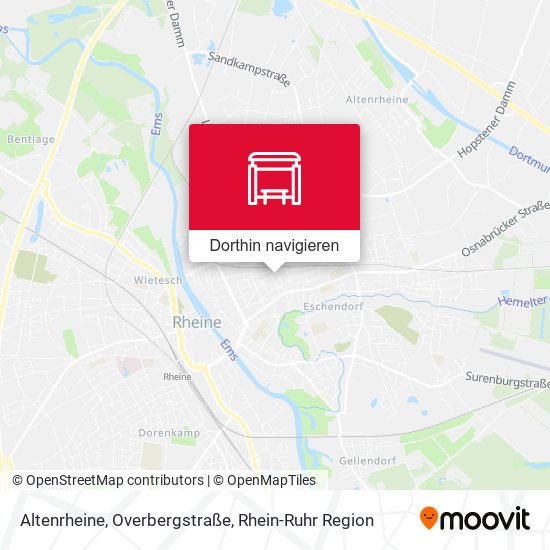 Altenrheine, Overbergstraße Karte