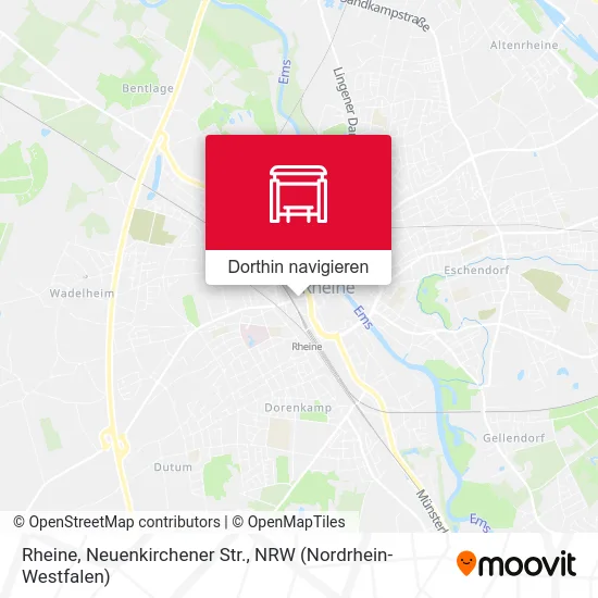Rheine, Neuenkirchener Str. Karte