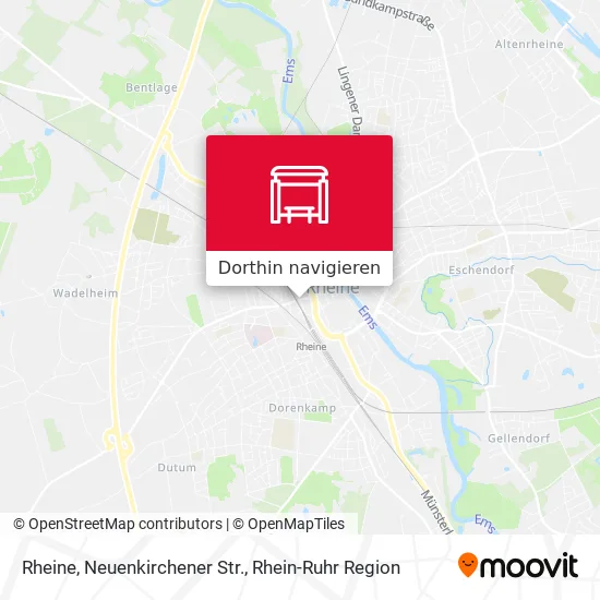 Rheine, Neuenkirchener Str. Karte