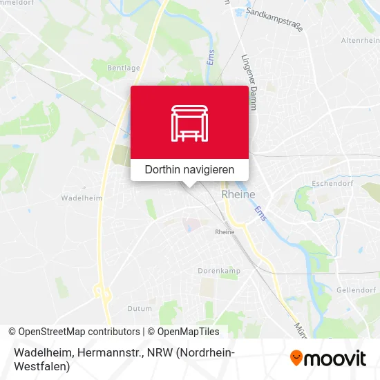 Wadelheim, Hermannstr. Karte