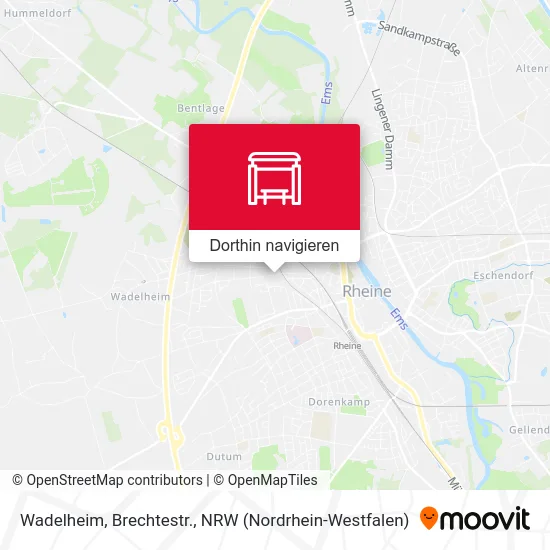 Wadelheim, Brechtestr. Karte