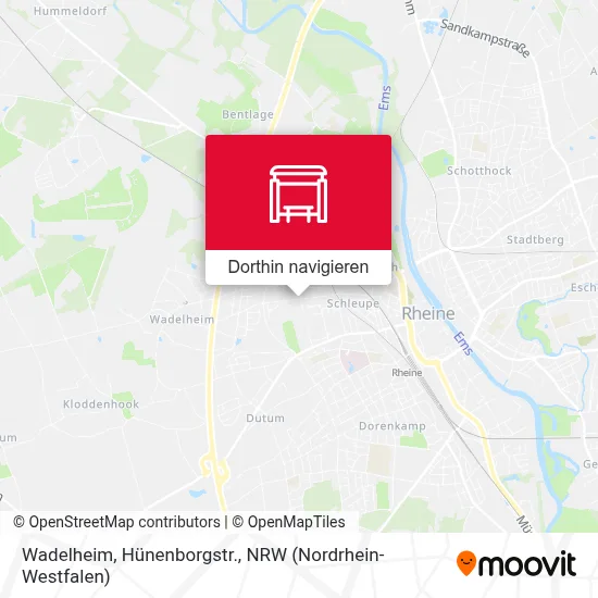 Wadelheim, Hünenborgstr. Karte
