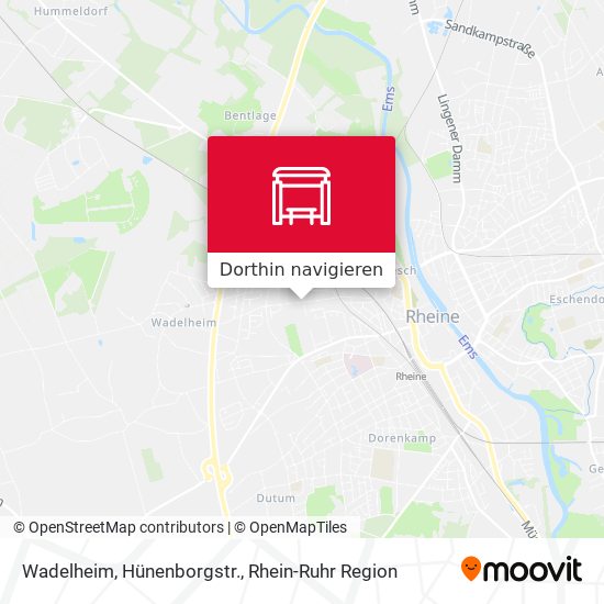 Wadelheim, Hünenborgstr. Karte