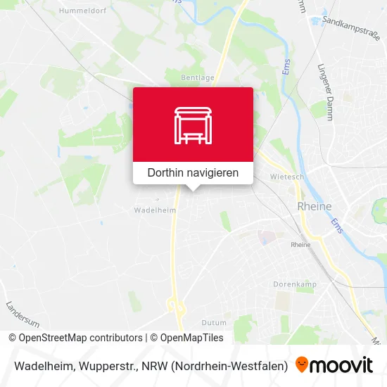 Wadelheim, Wupperstr. Karte