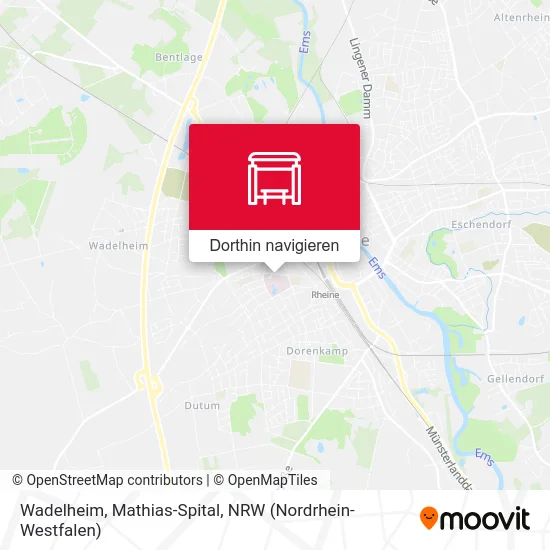 Wadelheim, Mathias-Spital Karte