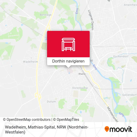 Wadelheim, Mathias-Spital Karte