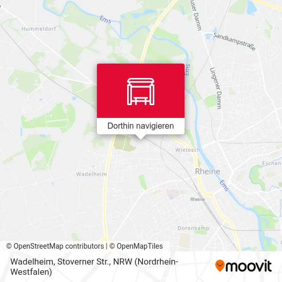 Wadelheim, Stoverner Str. Karte