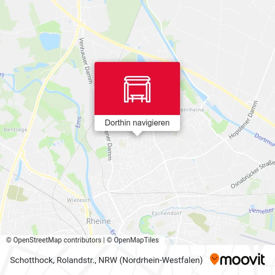 Schotthock, Rolandstr. Karte