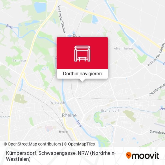 Kümpersdorf, Schwabengasse Karte