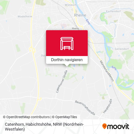 Catenhorn, Habichtshöhe Karte