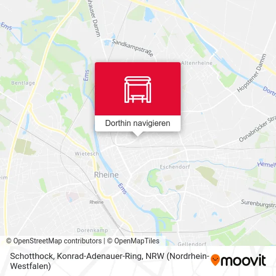 Schotthock, Konrad-Adenauer-Ring Karte