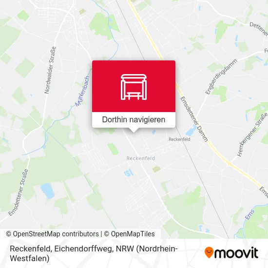 Reckenfeld, Eichendorffweg Karte