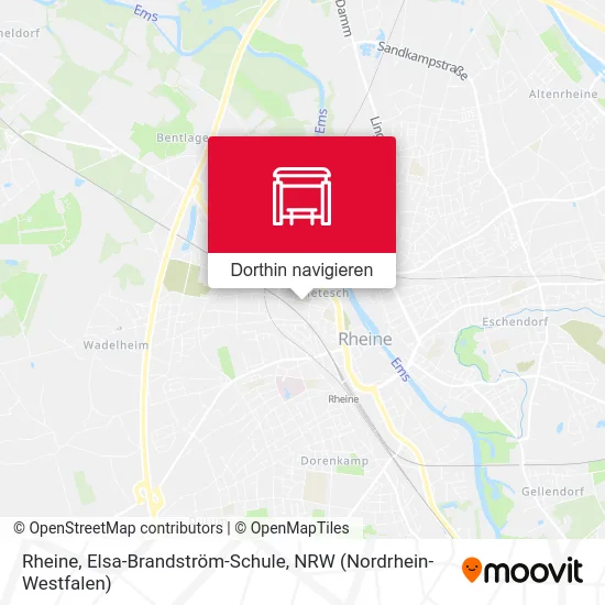 Rheine, Elsa-Brandström-Schule Karte