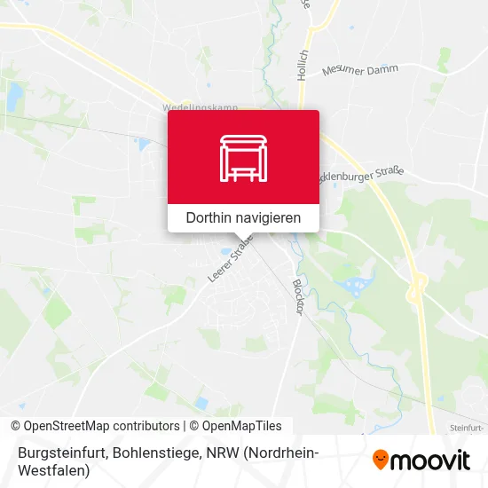 Burgsteinfurt, Bohlenstiege Karte