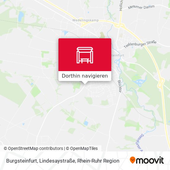 Burgsteinfurt, Lindesaystraße Karte