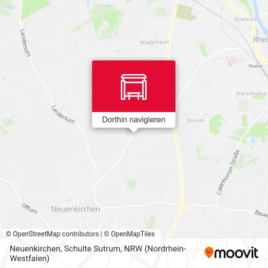 Neuenkirchen, Schulte Sutrum Karte