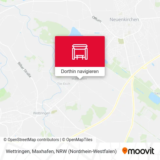 Wettringen, Maxhafen Karte