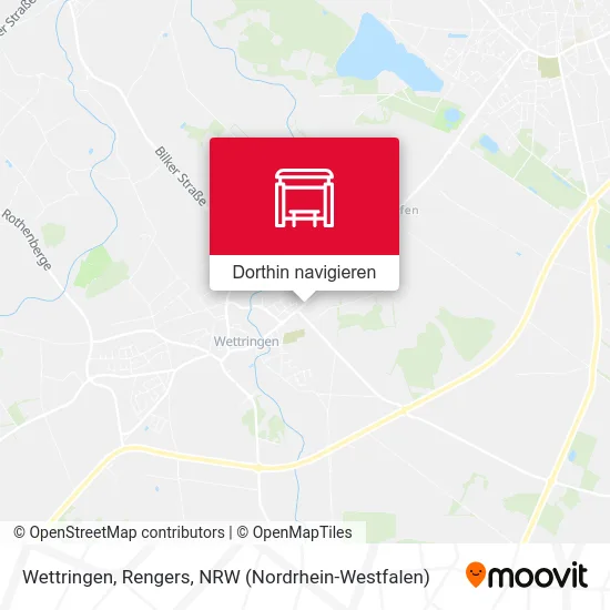 Wettringen, Rengers Karte