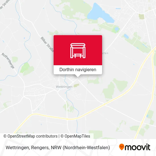 Wettringen, Rengers Karte