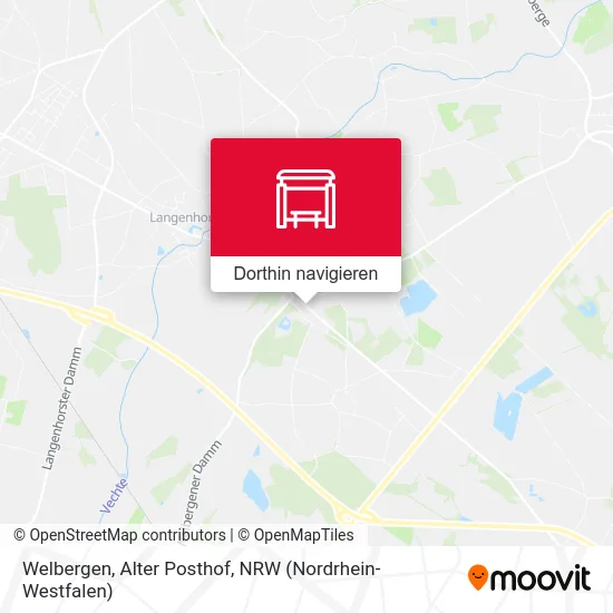 Welbergen, Alter Posthof Karte