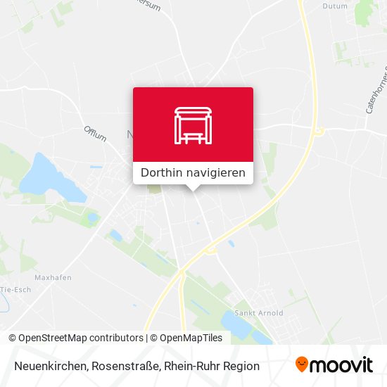Neuenkirchen, Rosenstraße Karte
