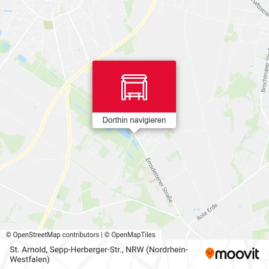 St. Arnold,  Sepp-Herberger-Str. Karte