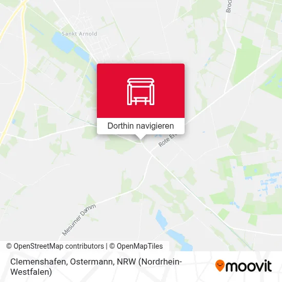 Clemenshafen, Ostermann Karte