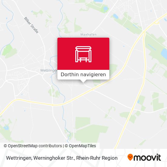 Wettringen, Werninghoker Str. Karte