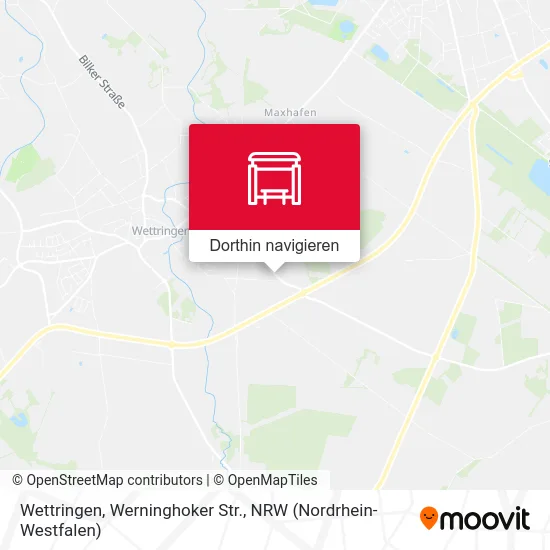 Wettringen, Werninghoker Str. Karte