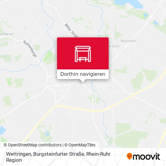 Wettringen, Burgsteinfurter Straße Karte