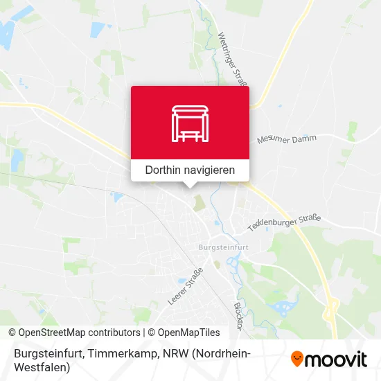 Burgsteinfurt, Timmerkamp Karte