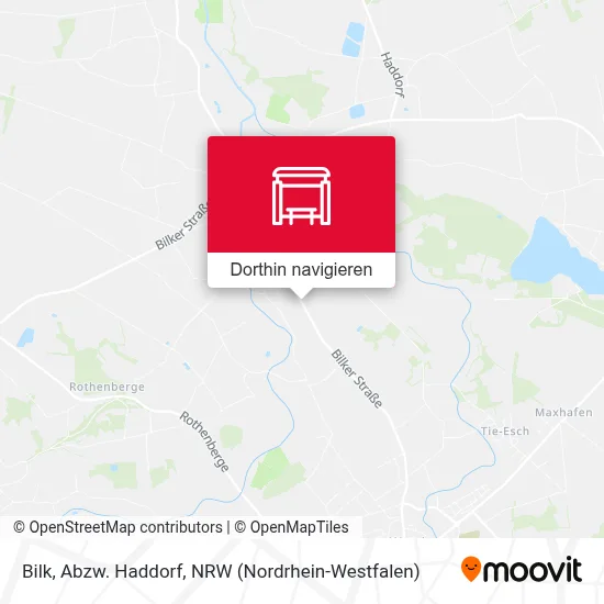 Bilk, Abzw. Haddorf Karte