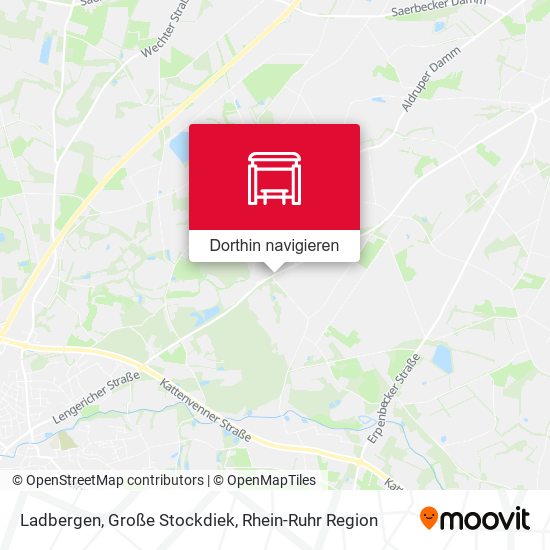 Ladbergen, Große Stockdiek Karte