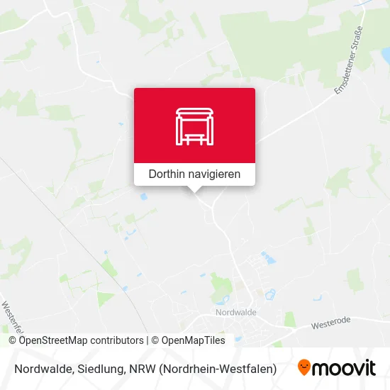 Nordwalde, Siedlung Karte