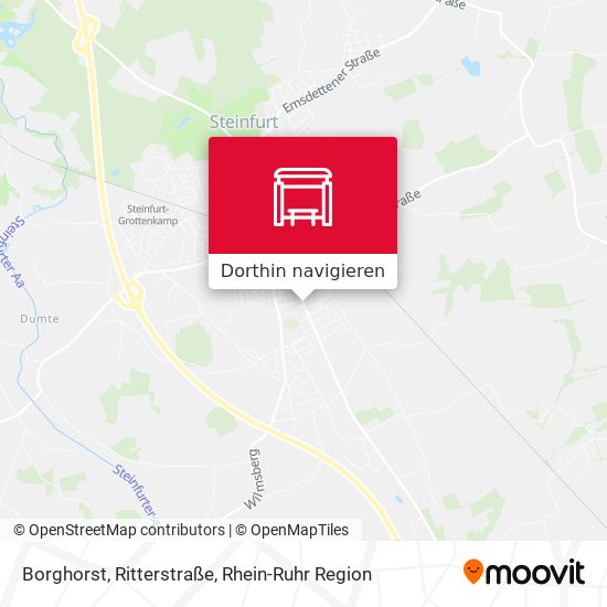 Borghorst, Ritterstraße Karte
