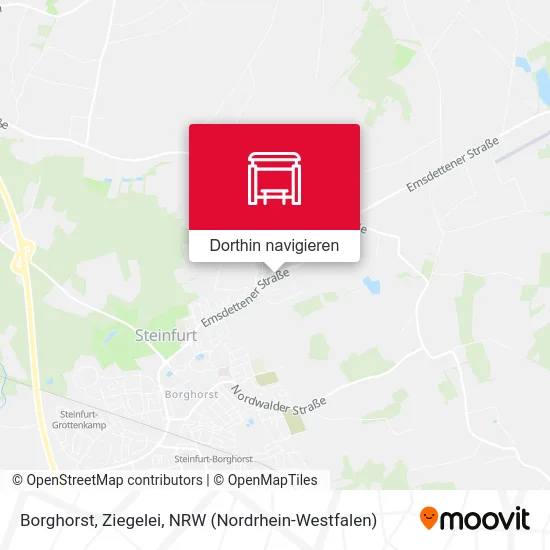 Borghorst, Ziegelei Karte