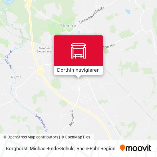 Borghorst, Michael-Ende-Schule Karte