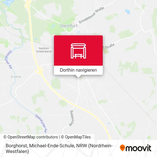 Borghorst, Michael-Ende-Schule Karte