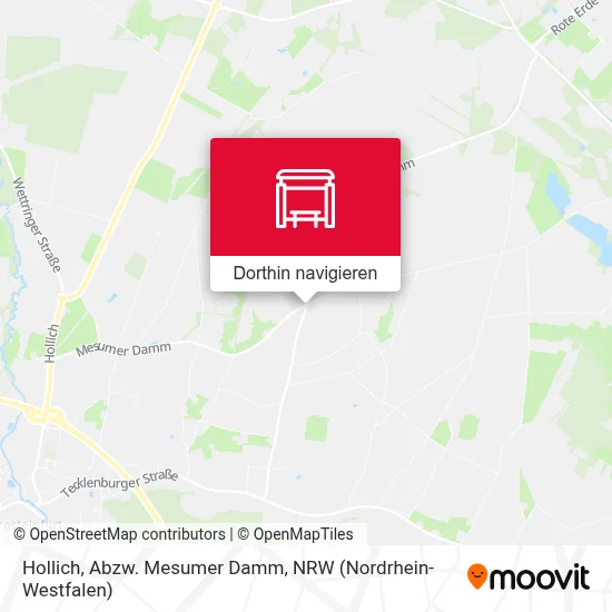Hollich, Abzw. Mesumer Damm Karte