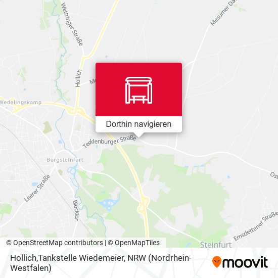 Hollich,Tankstelle Wiedemeier Karte