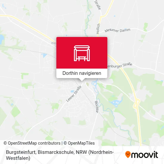 Burgsteinfurt, Bismarckschule Karte