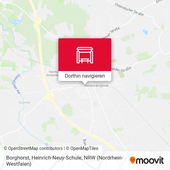 Borghorst, Heinrich-Neuy-Schule Karte
