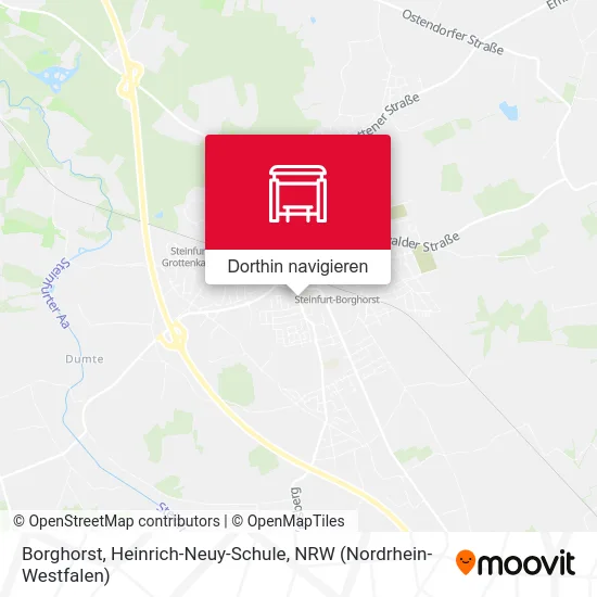 Borghorst, Heinrich-Neuy-Schule Karte