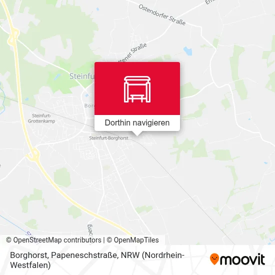 Borghorst, Papeneschstraße Karte