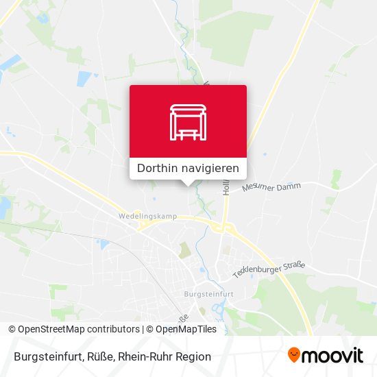 Burgsteinfurt, Rüße Karte
