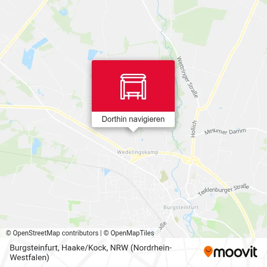 Burgsteinfurt, Haake/Kock Karte